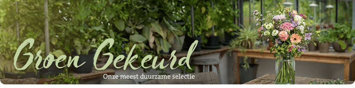 groen gekeurd meest duurzame selectie bloemen