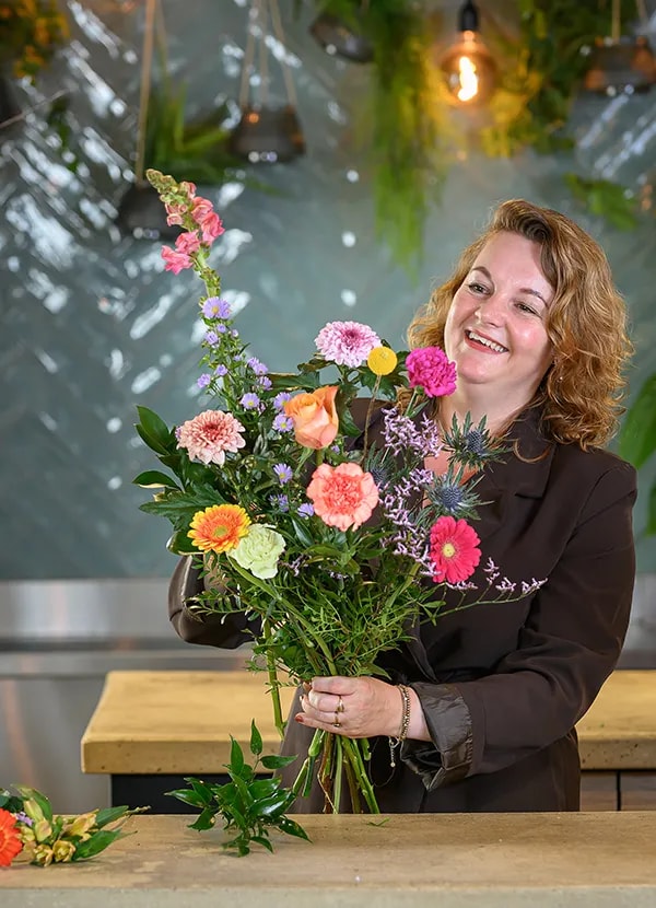 boeketten samenstellen