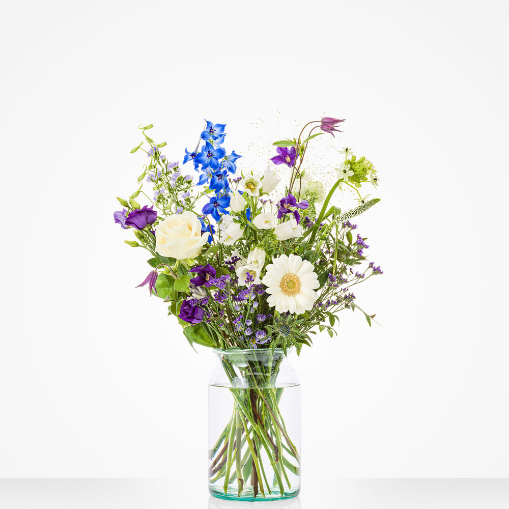 Feestelijk blauw