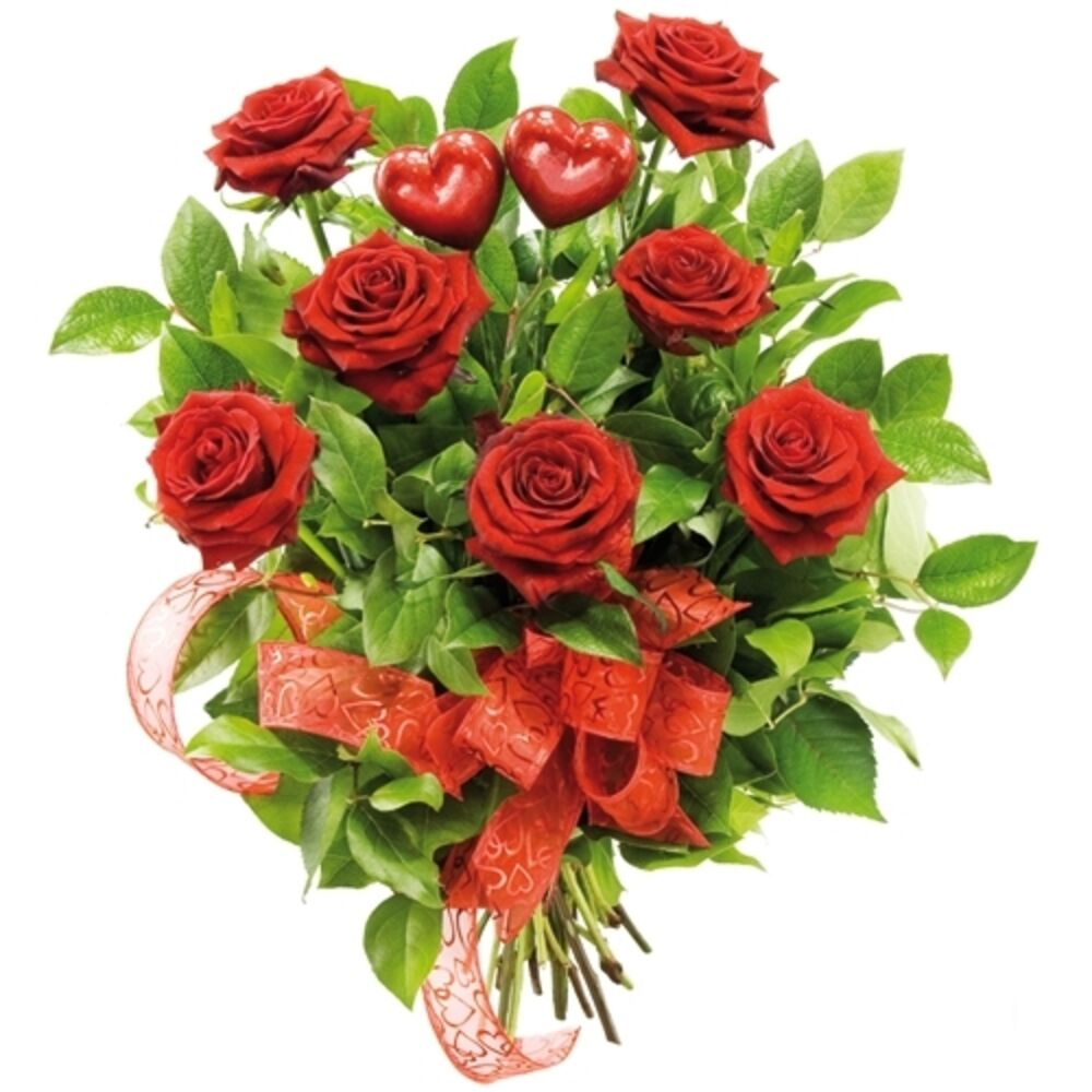 Two hearts bouquet