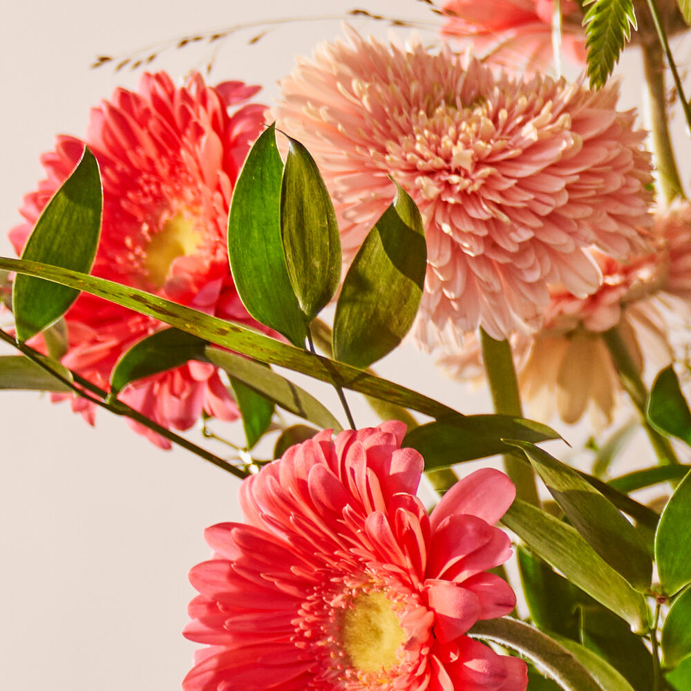 Groen Gekeurd gerbera boeket