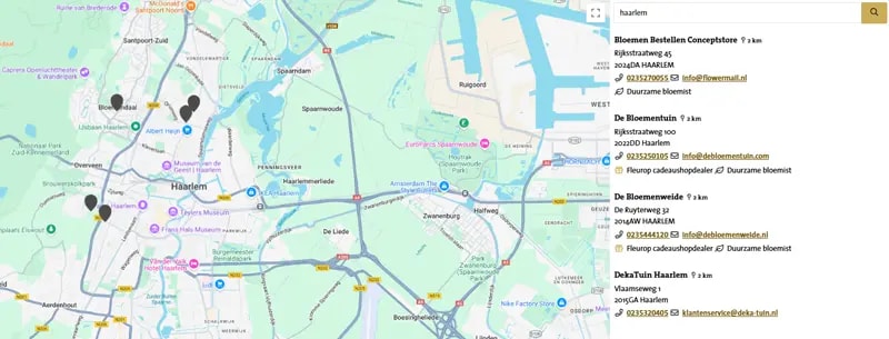 bloemisten haarlem