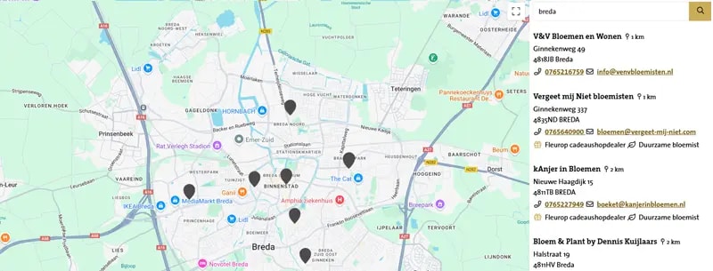 bloemisten breda