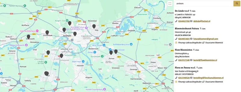 bloemisten arnhem