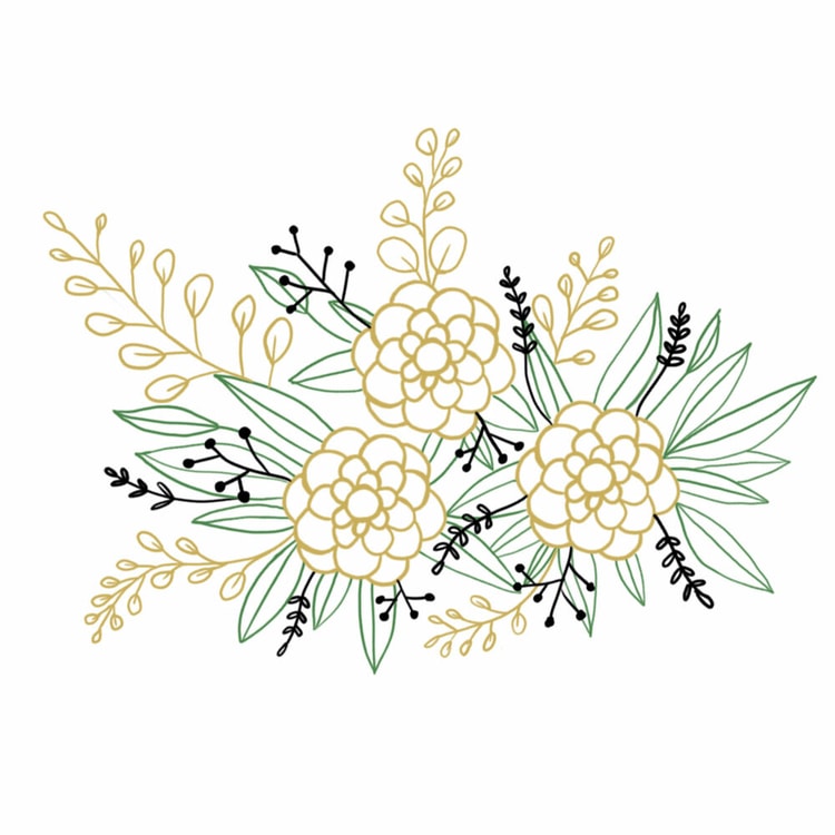 Funeral sheaf (not in foam)